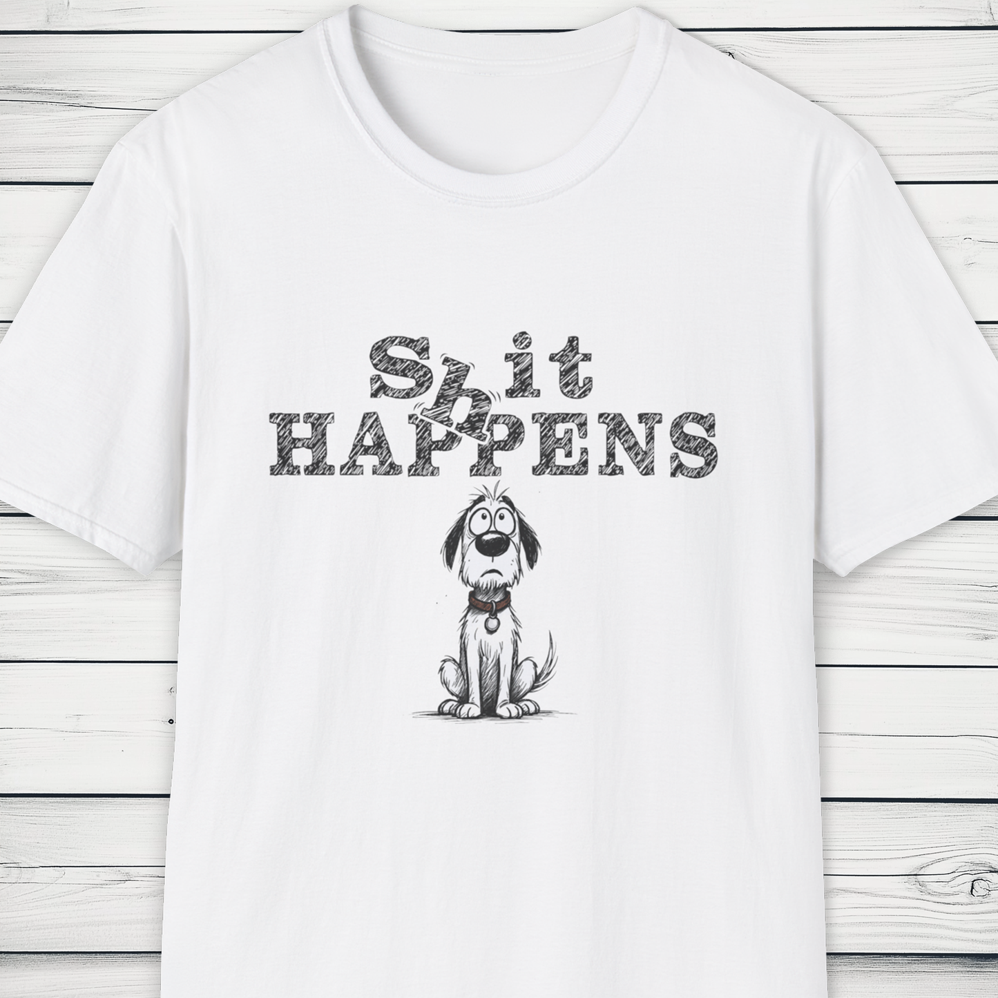 Sh*t Happens Dog T-Shirt