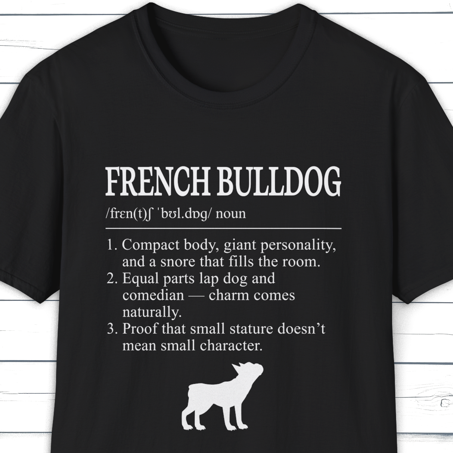 French Bulldog Definition T-Shirt – Dog Dictionary Tee