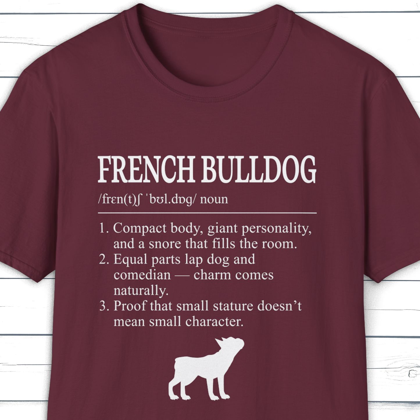French Bulldog Definition T-Shirt – Dog Dictionary Tee