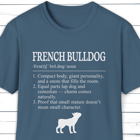 French Bulldog Definition T-Shirt – Dog Dictionary Tee