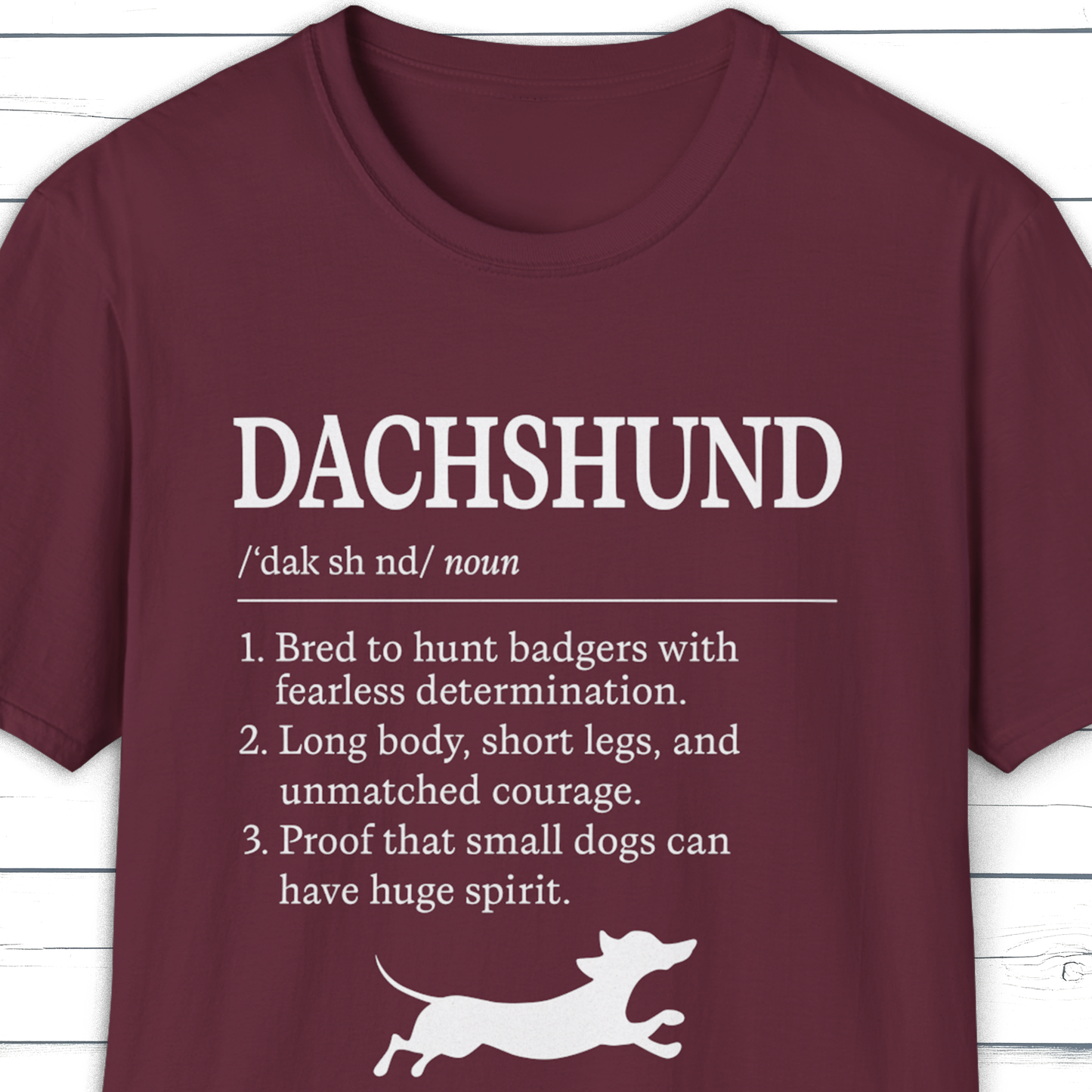 Dachshund Definition T-Shirt Dictionary Dogs Collection