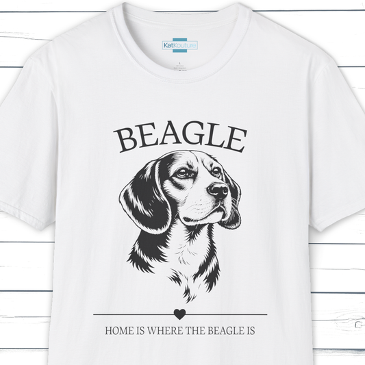 Beagle T-Shirt – Home Is Where The Beagle Is