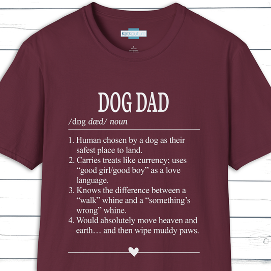 Dog Dad Dictionary Definition T-Shirt