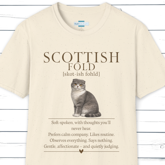 Scottish Fold Definition T-Shirt – Cat Chronicles