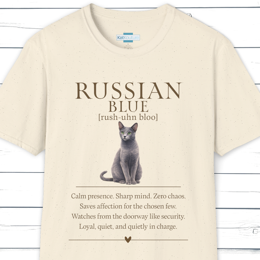 Russian Blue Definition T-Shirt – Cat Chronicles