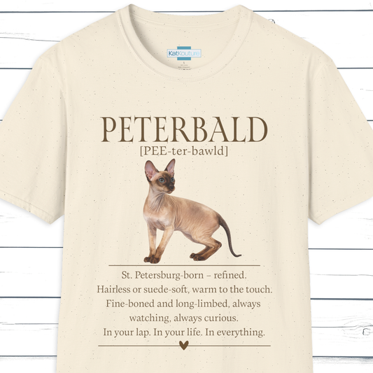 Peterbald Definition T-Shirt – Cat Chronicles