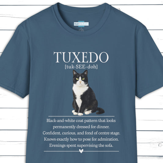 Tuxedo Cat Definition T-Shirt – Cat Chronicles