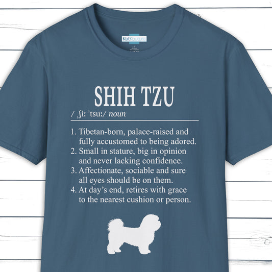 Shih Tzu Definition T-Shirt Dictionary Dogs Collection