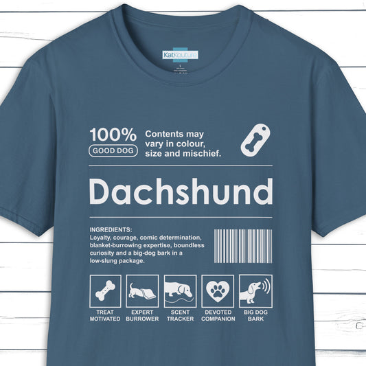 Dachshund Label T-Shirt