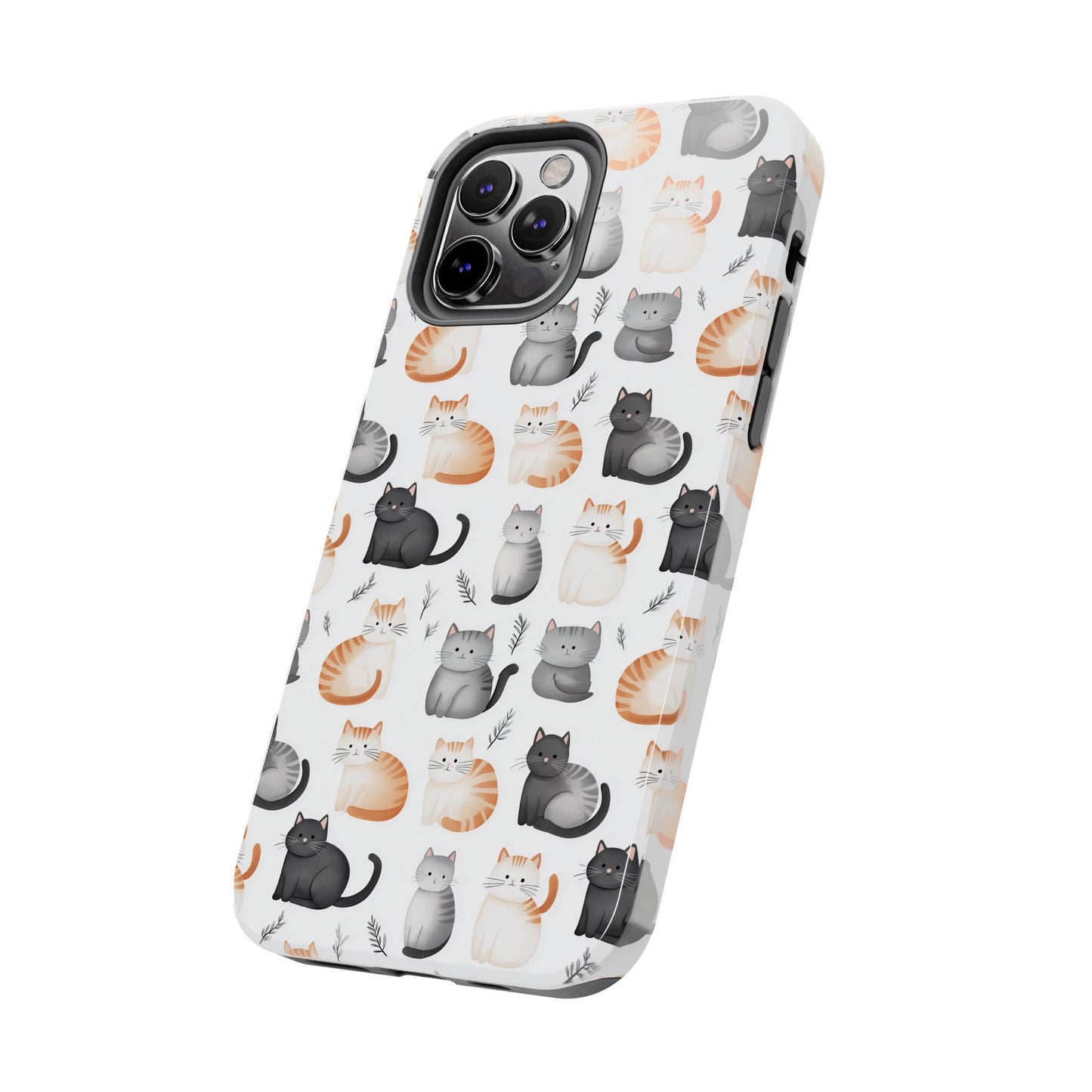 Purrfectly Cute Cat Pattern Case