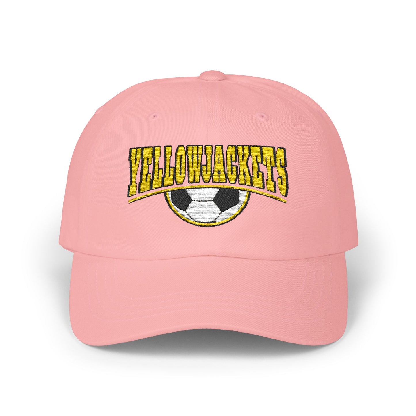 Embroidered Yellowjackets Soccer Hat – Varsity Style Embroidered Cap