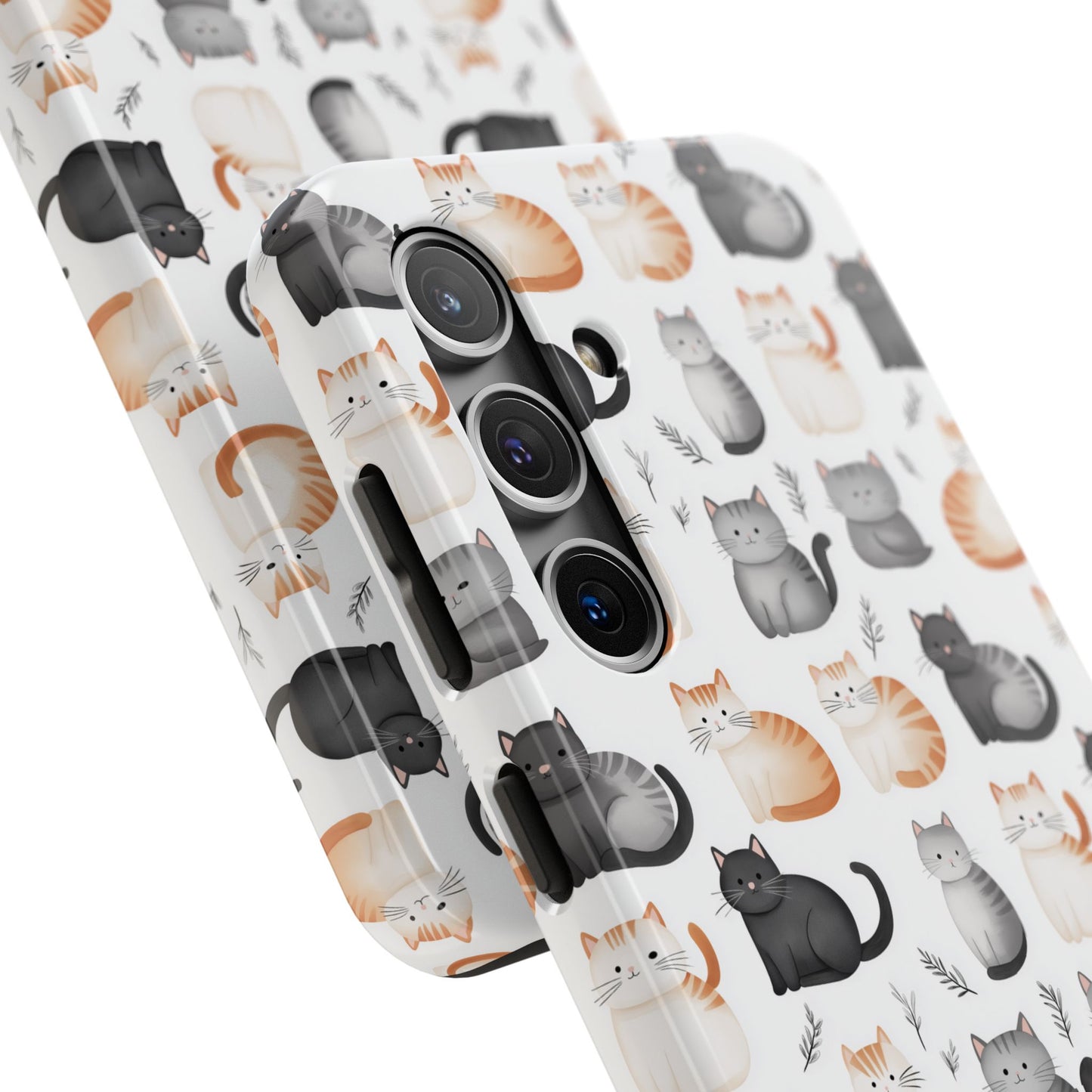 Purrfectly Cute Cat Pattern Case