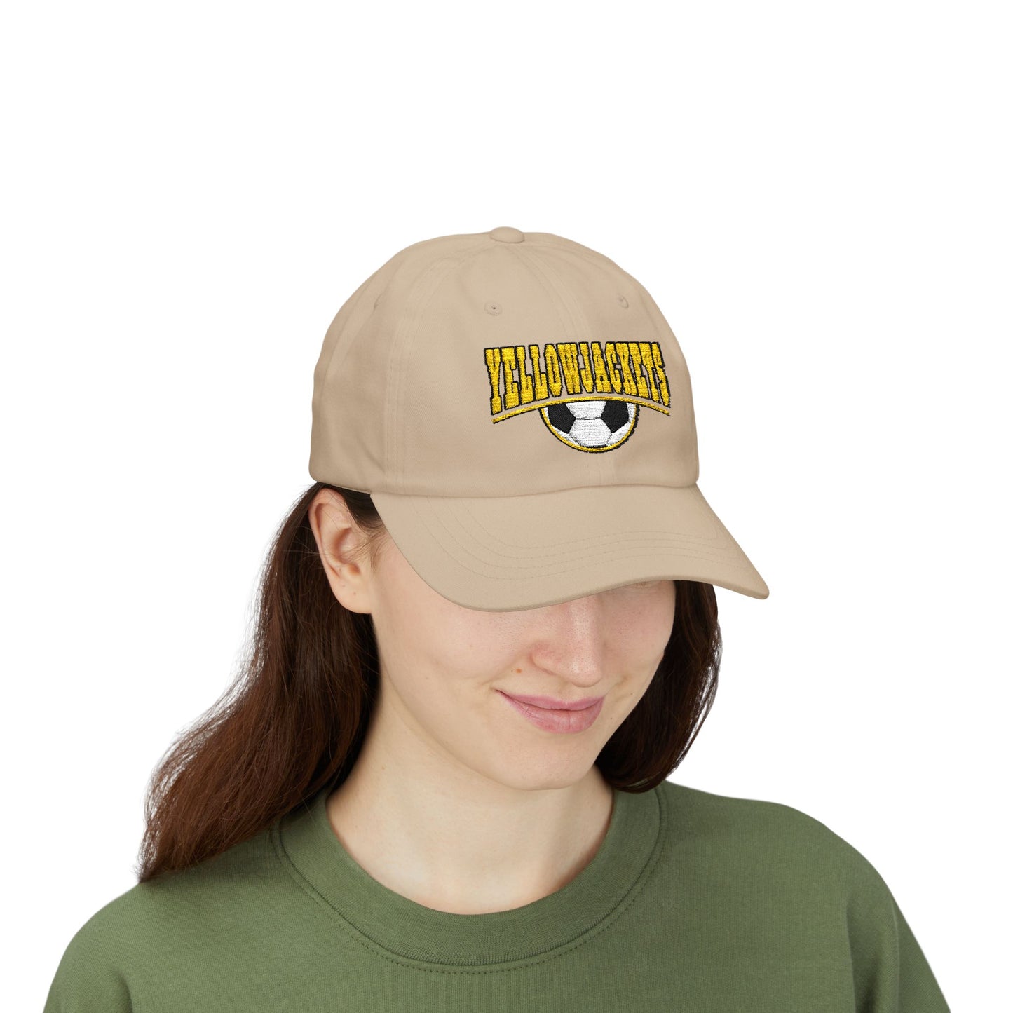 Embroidered Yellowjackets Soccer Hat – Varsity Style Embroidered Cap