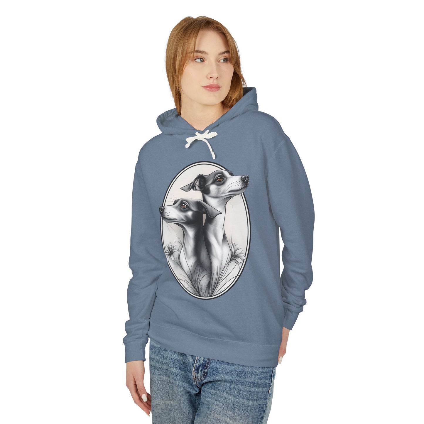 Whippet Elegance Hoodie