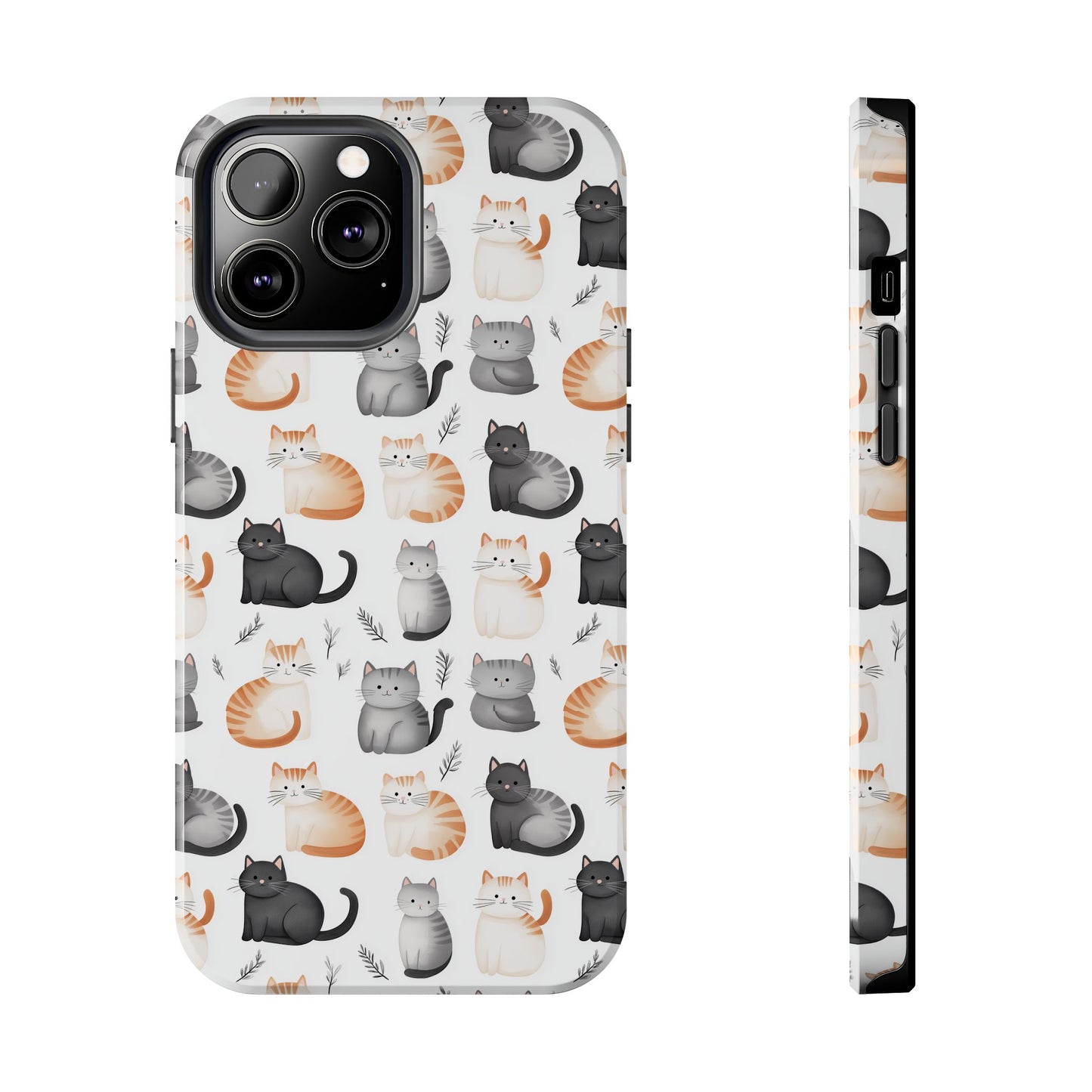 Purrfectly Cute Cat Pattern Case