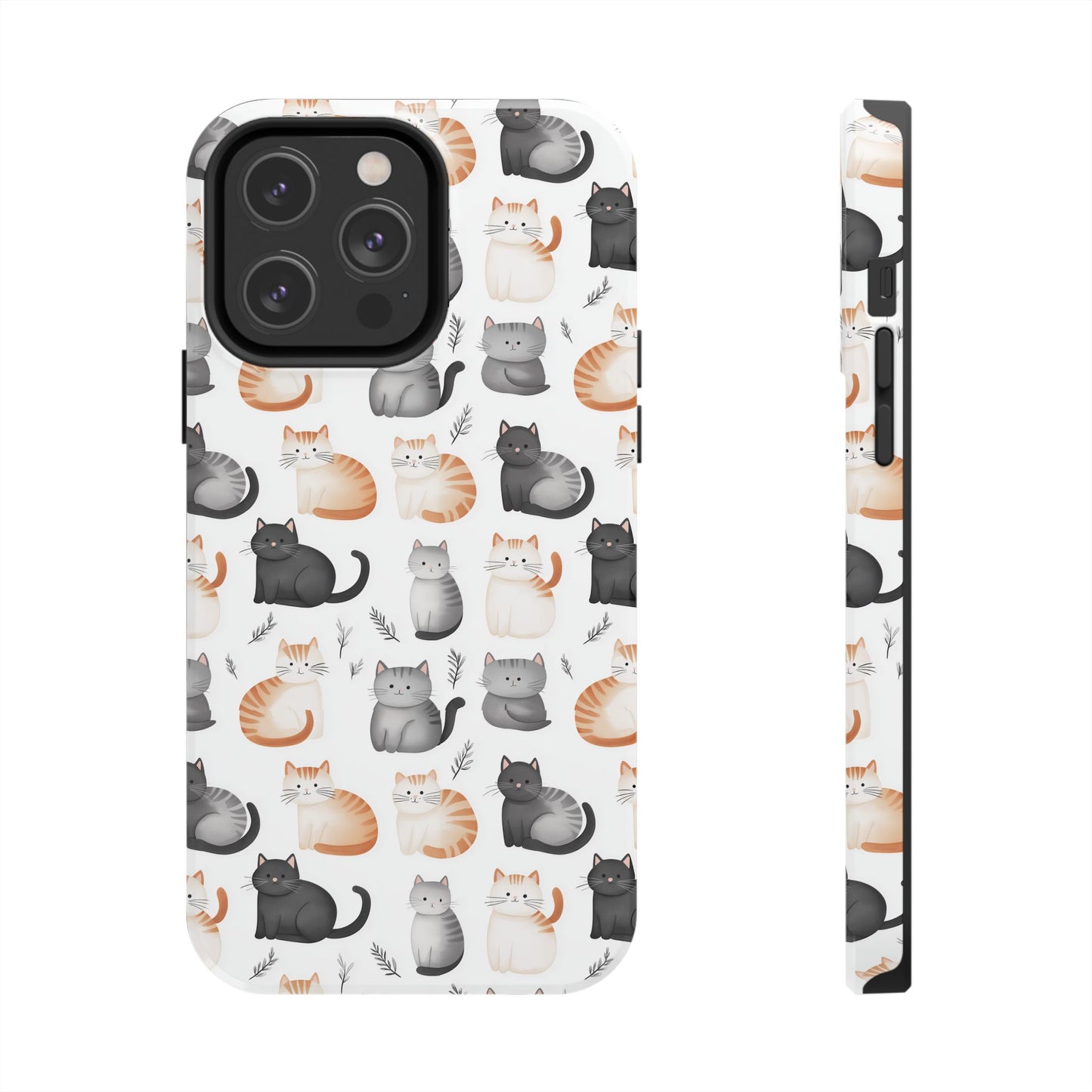 Purrfectly Cute Cat Pattern Case