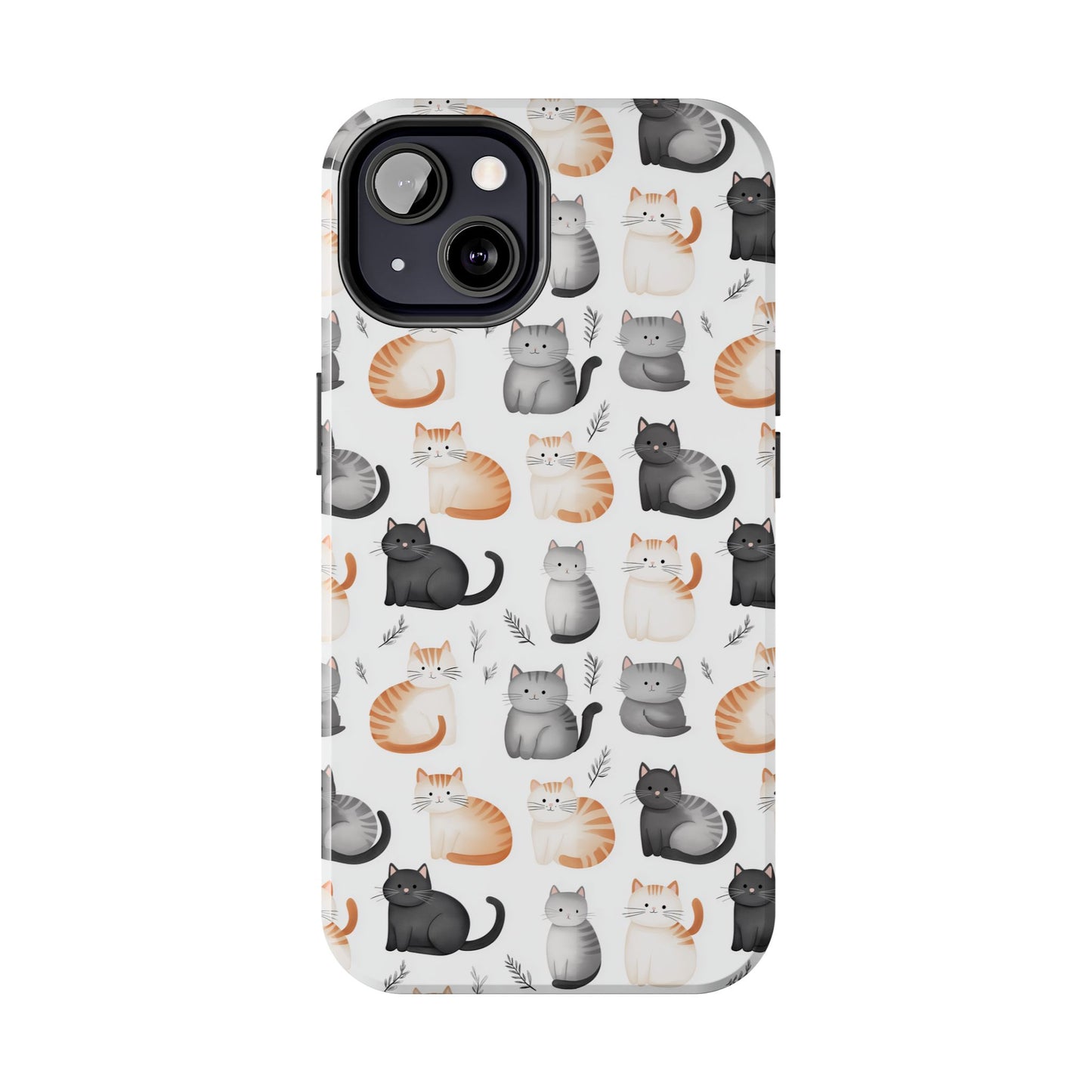Purrfectly Cute Cat Pattern Case