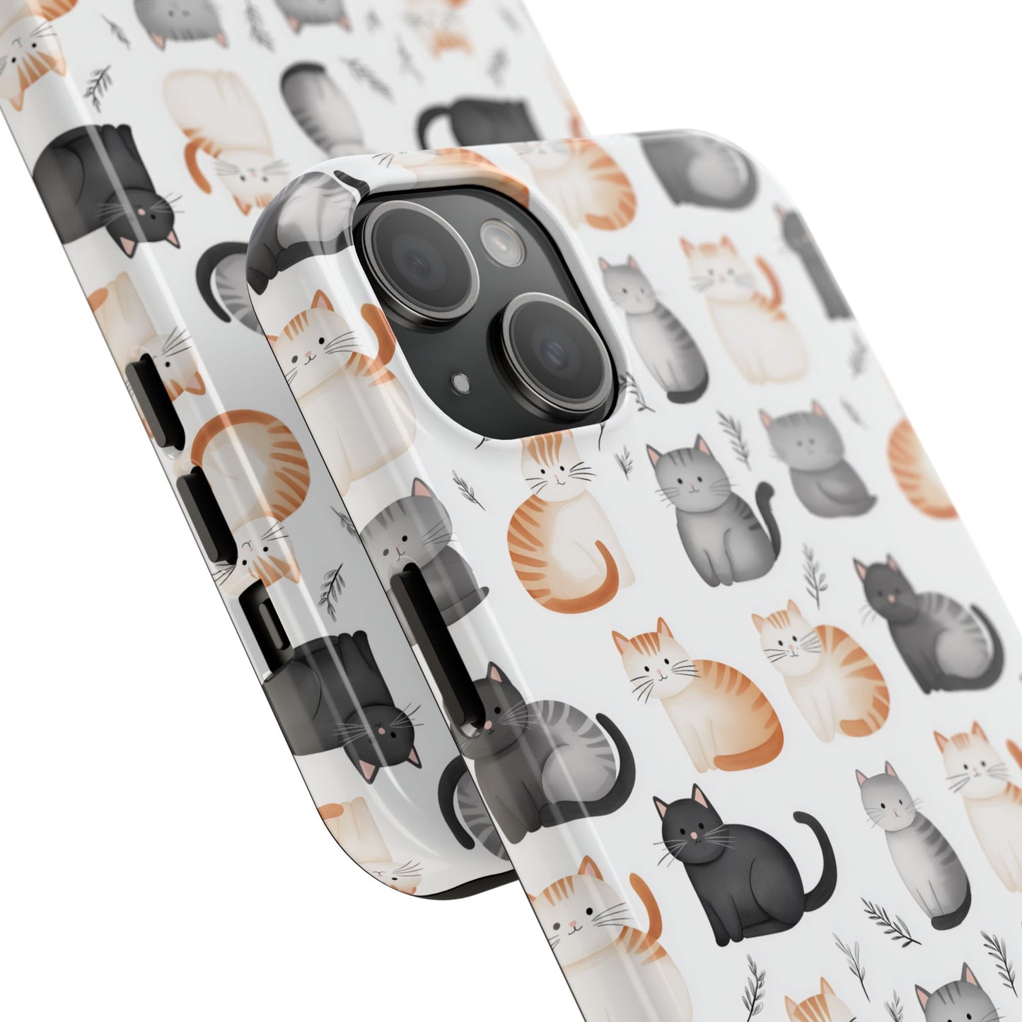 Purrfectly Cute Cat Pattern Case