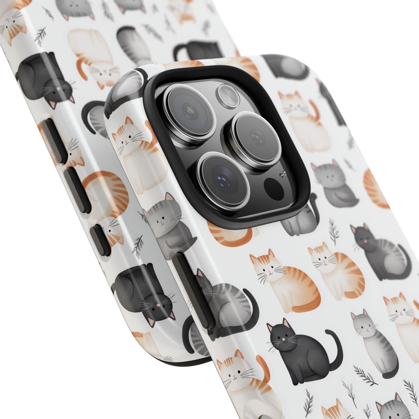 Purrfectly Cute Cat Pattern Case