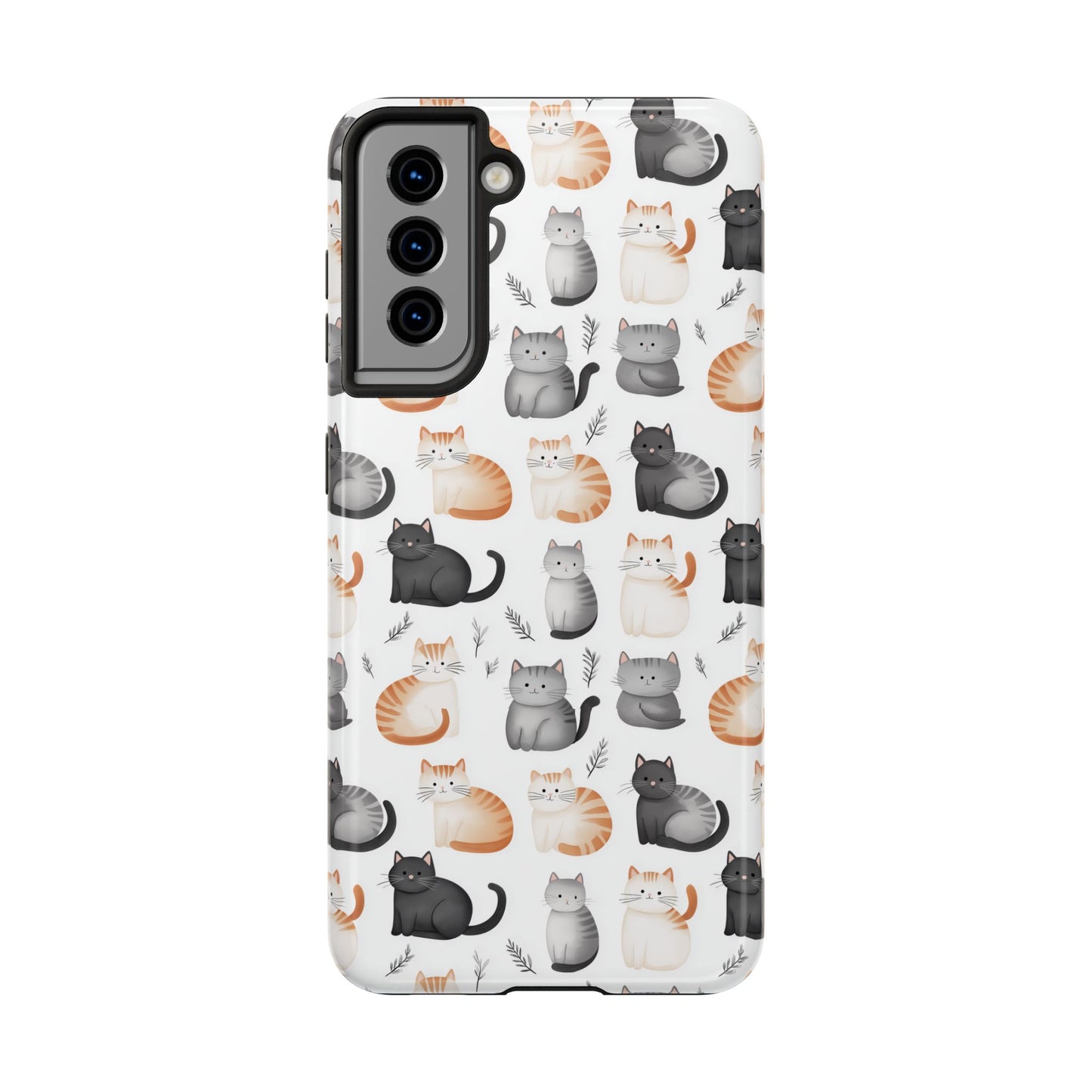 Purrfectly Cute Cat Pattern Case
