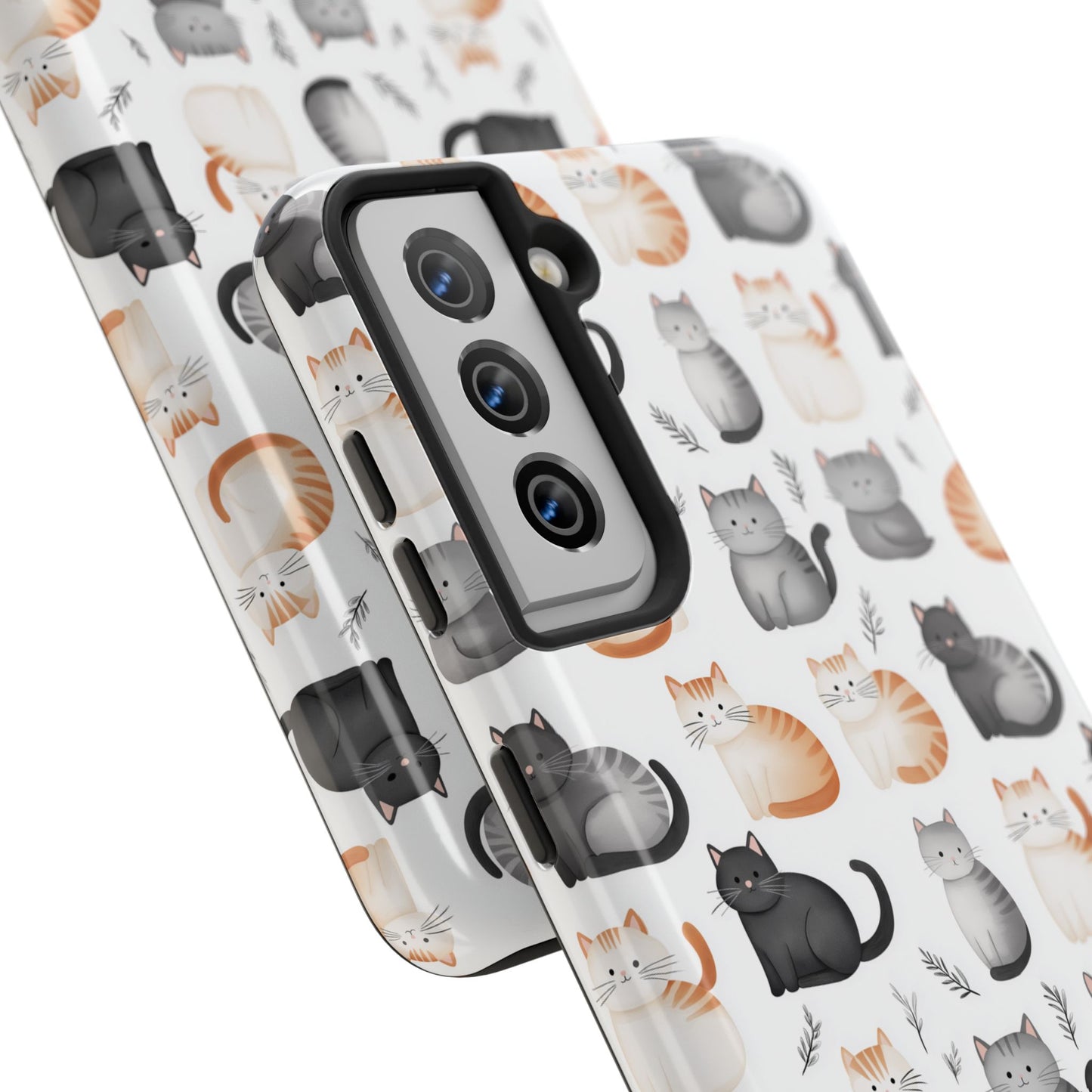 Purrfectly Cute Cat Pattern Case