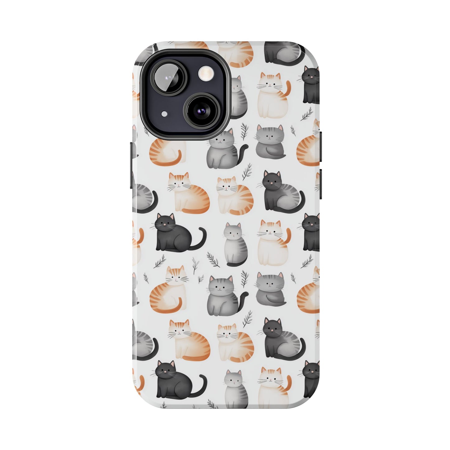 Purrfectly Cute Cat Pattern Case