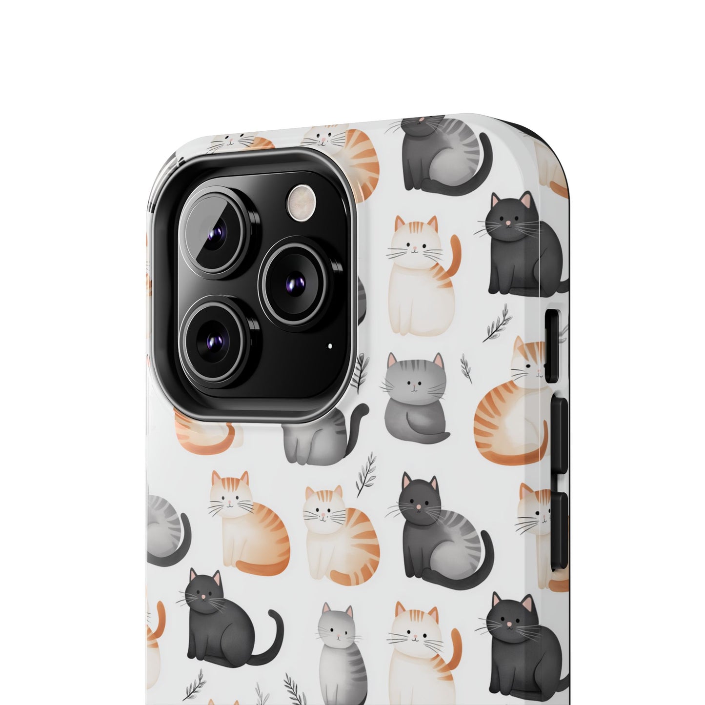 Purrfectly Cute Cat Pattern Case