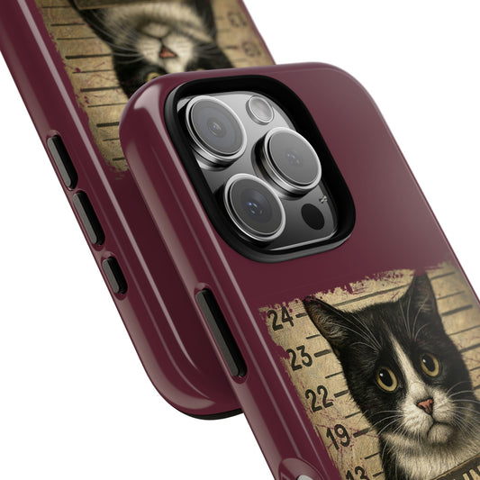 "The Dog Started It" Feline Felon Catitude Phone Case