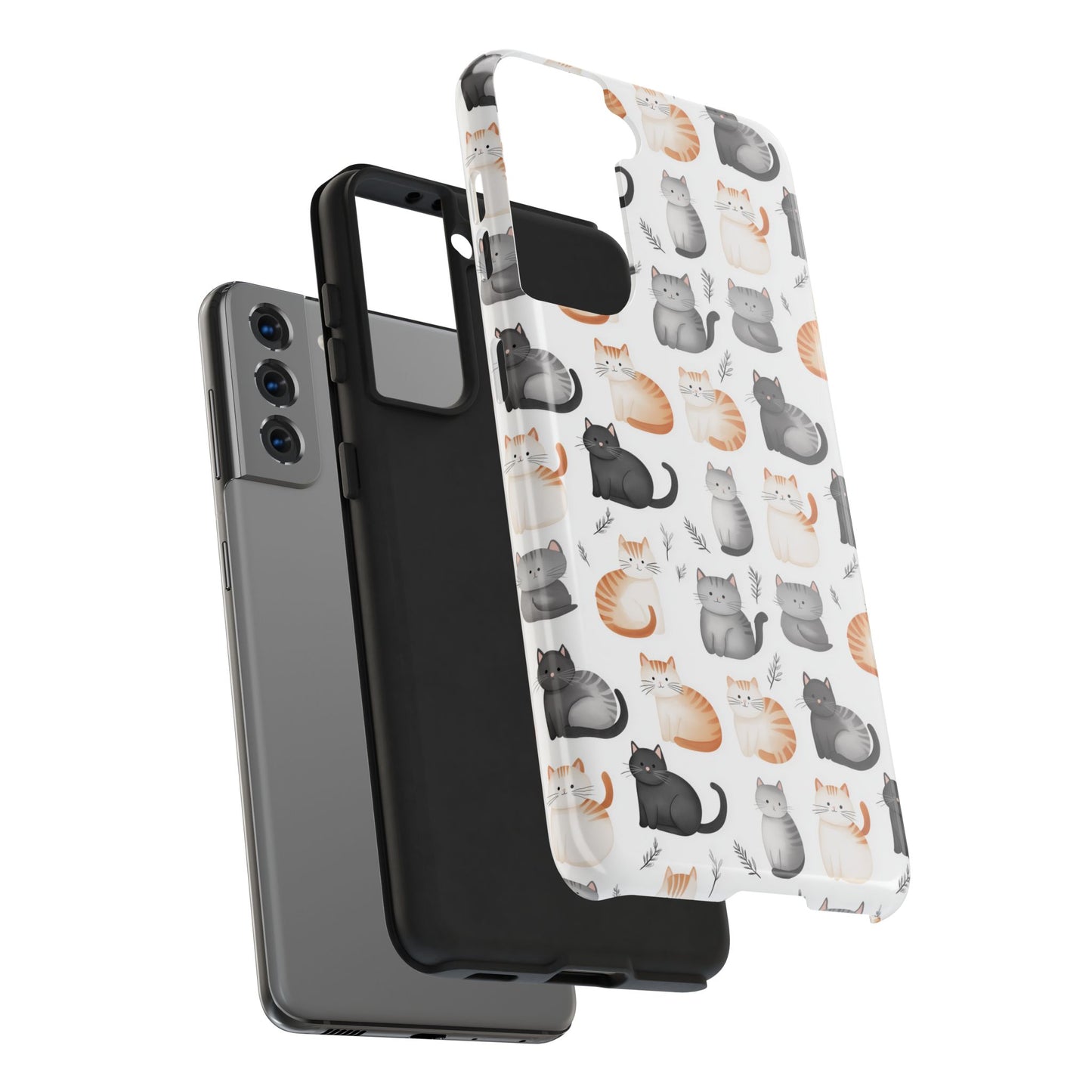 Purrfectly Cute Cat Pattern Case