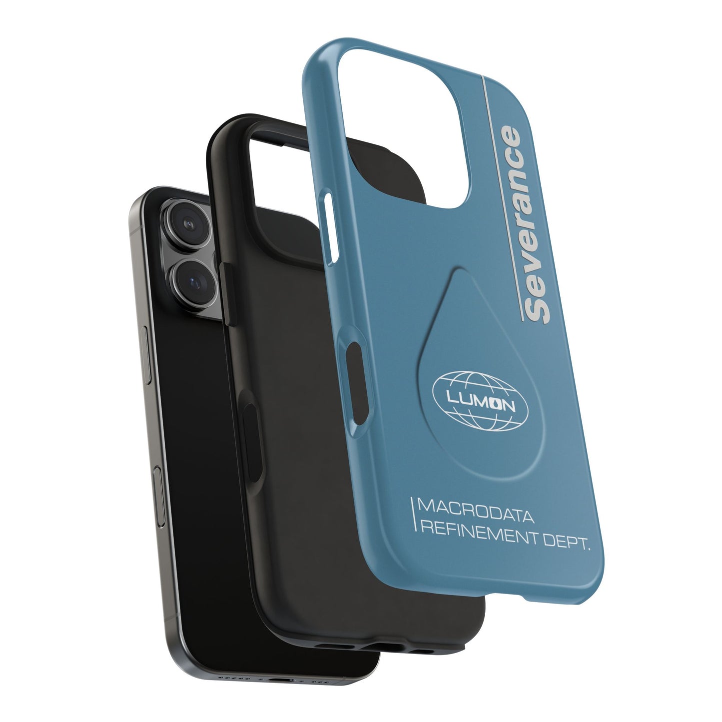 Severance Inspired Phone Case Industrial Minimalist Design Lumon Logo