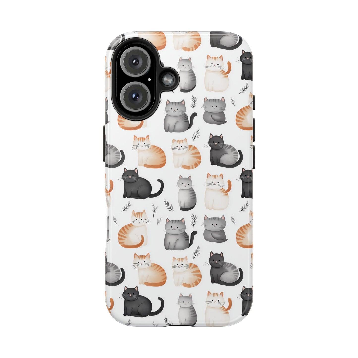 Purrfectly Cute Cat Pattern Case
