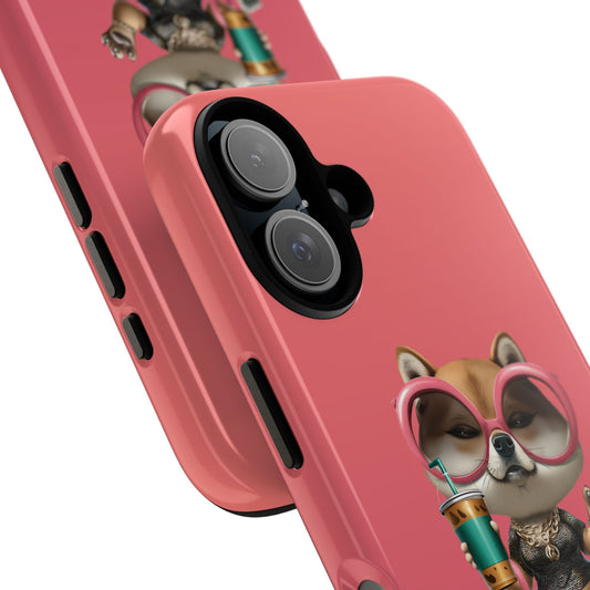 Honey Talk to the Paw Shiba Inu Phone Case Glam Dog Attitude Design