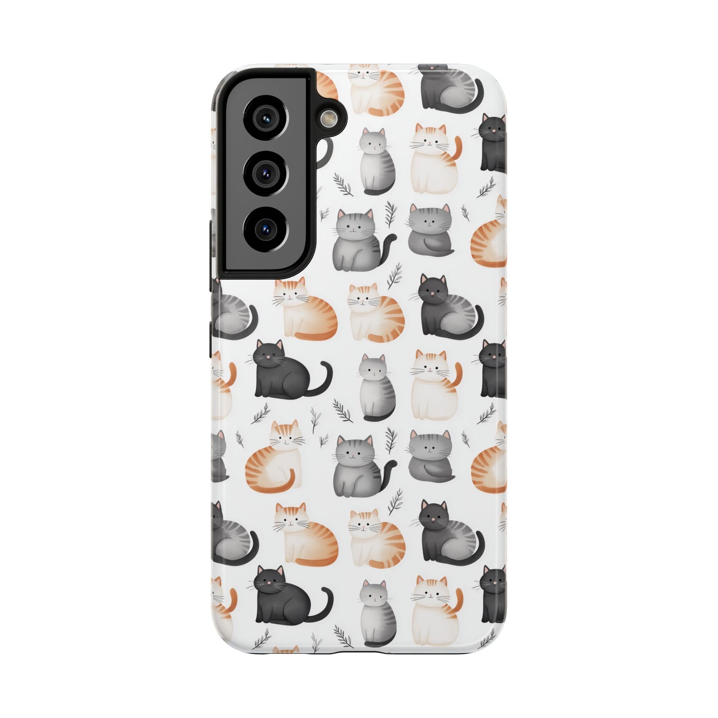 Purrfectly Cute Cat Pattern Case