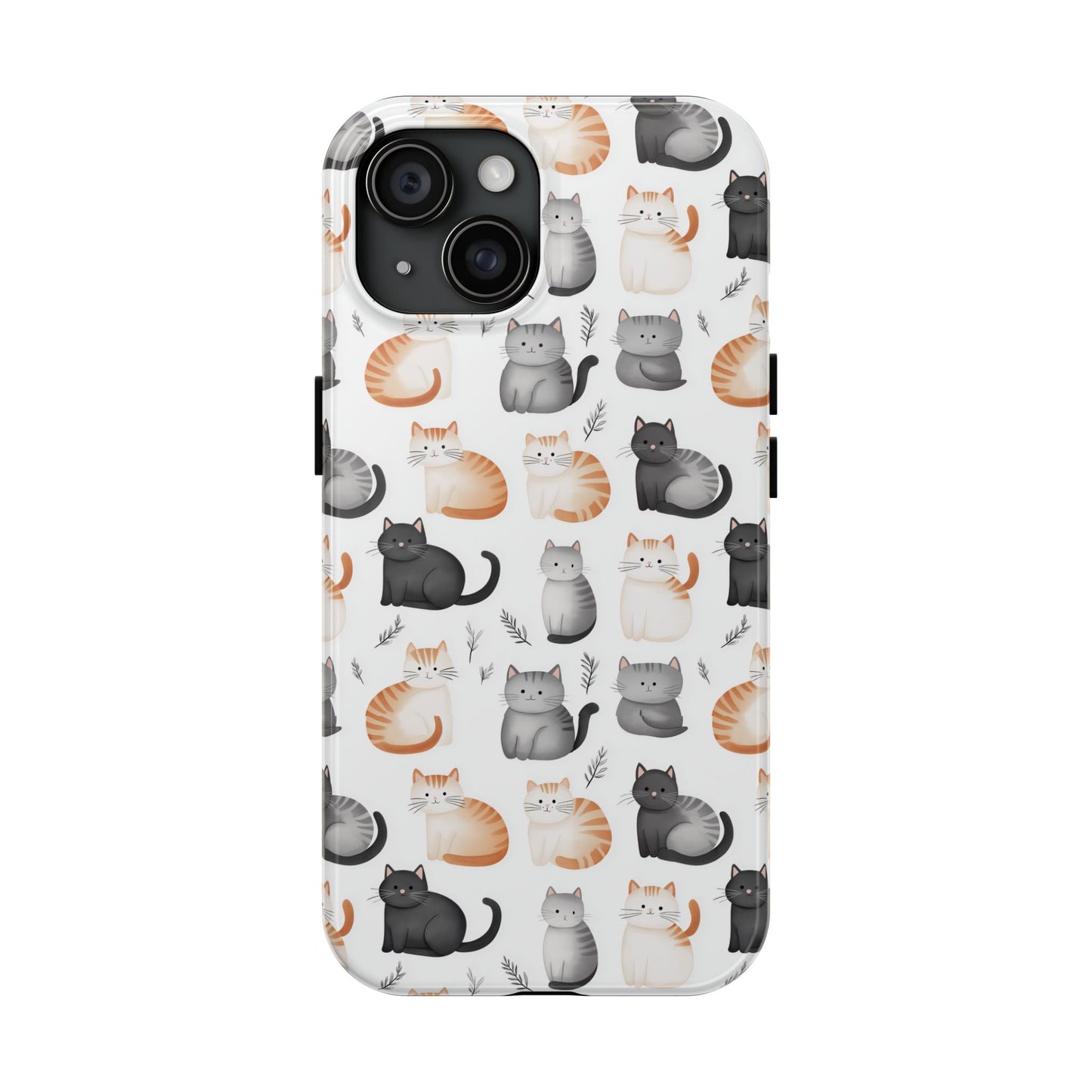 Purrfectly Cute Cat Pattern Case