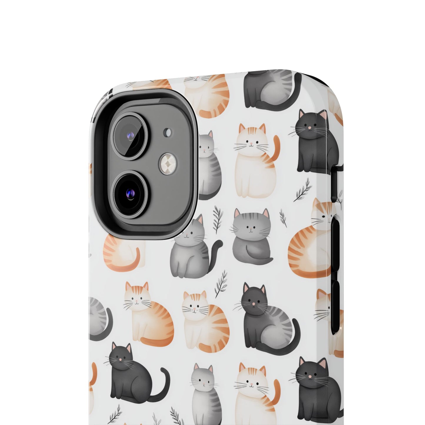 Purrfectly Cute Cat Pattern Case