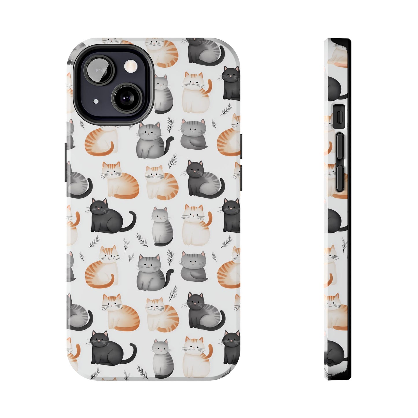 Purrfectly Cute Cat Pattern Case