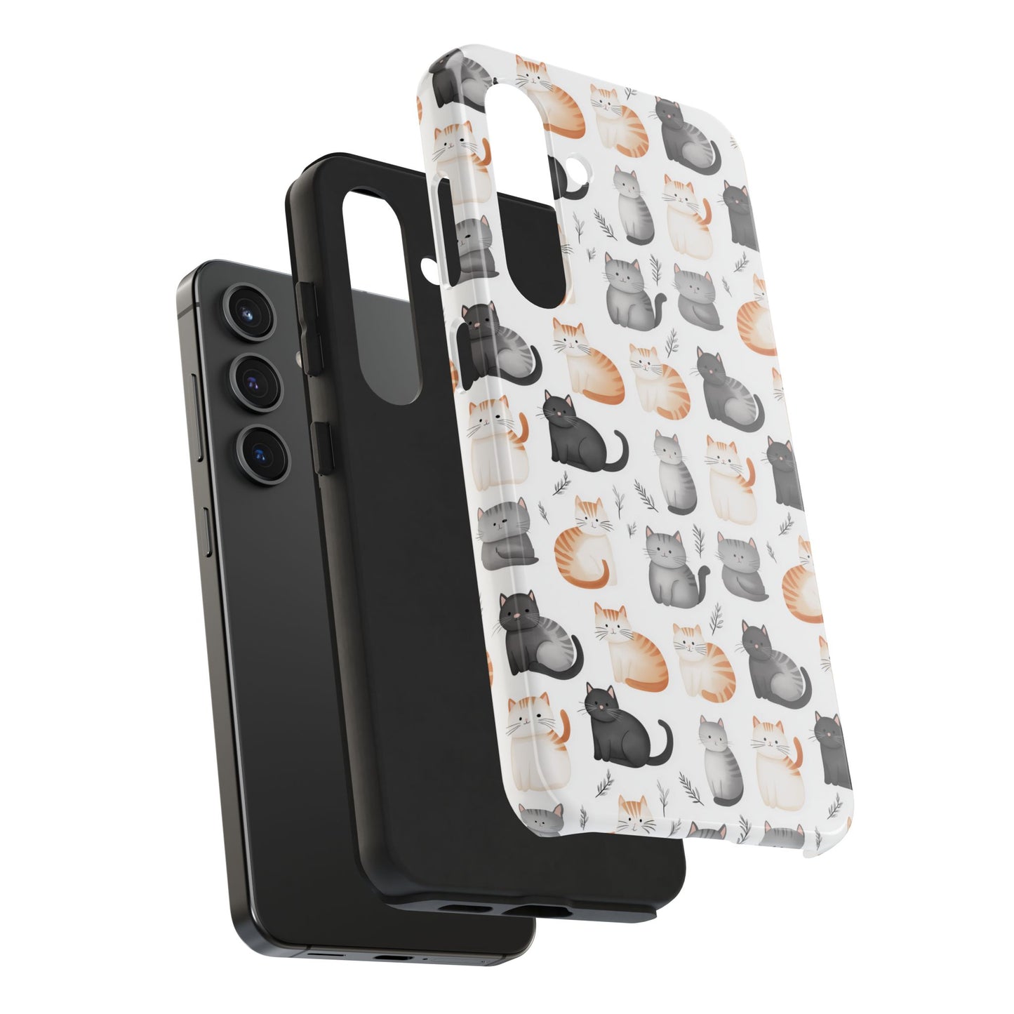 Purrfectly Cute Cat Pattern Case