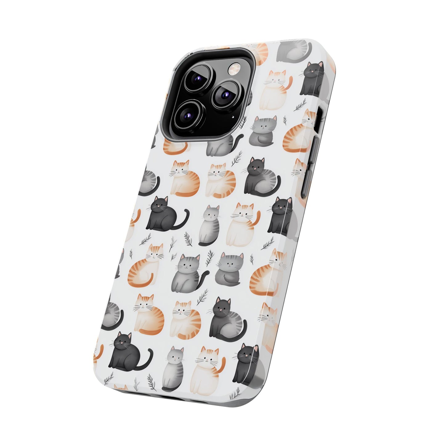 Purrfectly Cute Cat Pattern Case