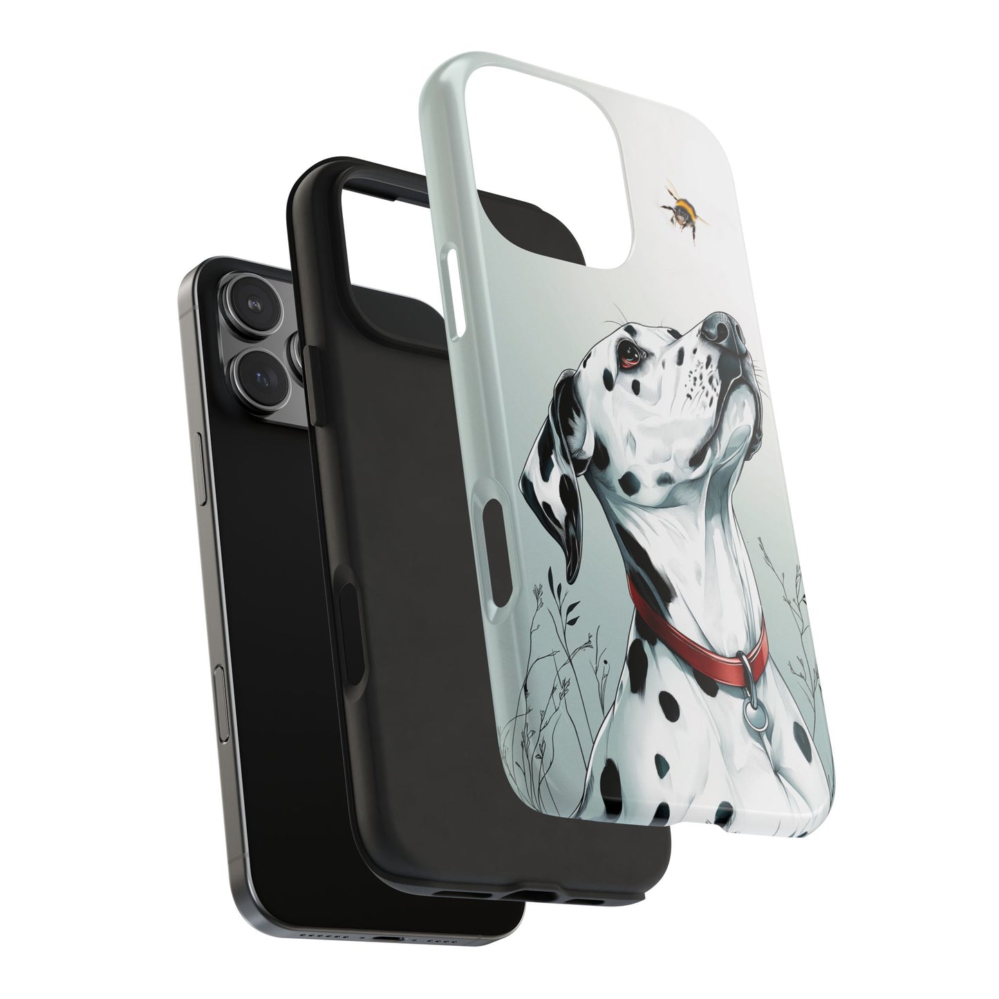 Dalmatian and the Bee Nature-Inspired Phone Case