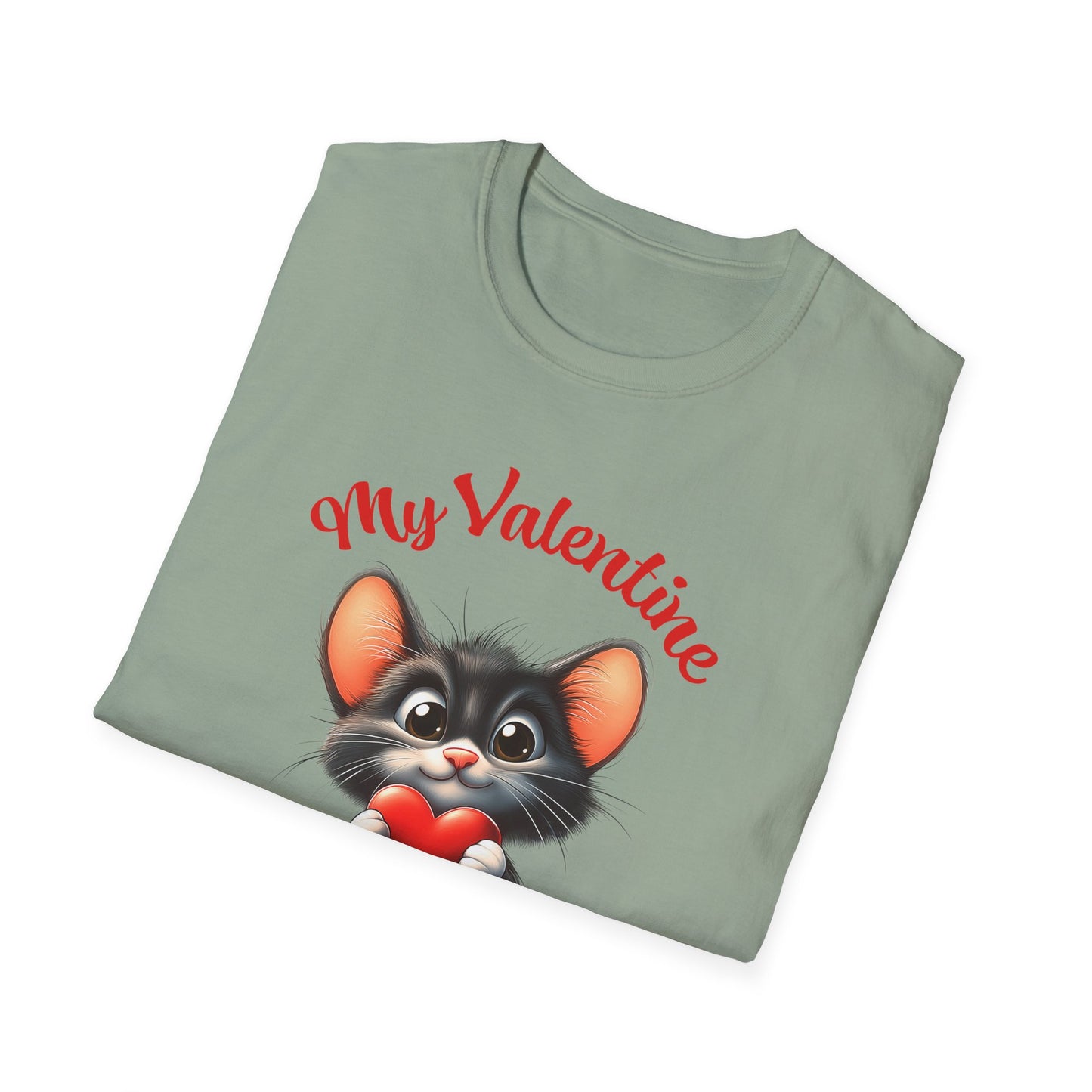 My Valentine T-Shirt, Valentine's Day Pussy Cat