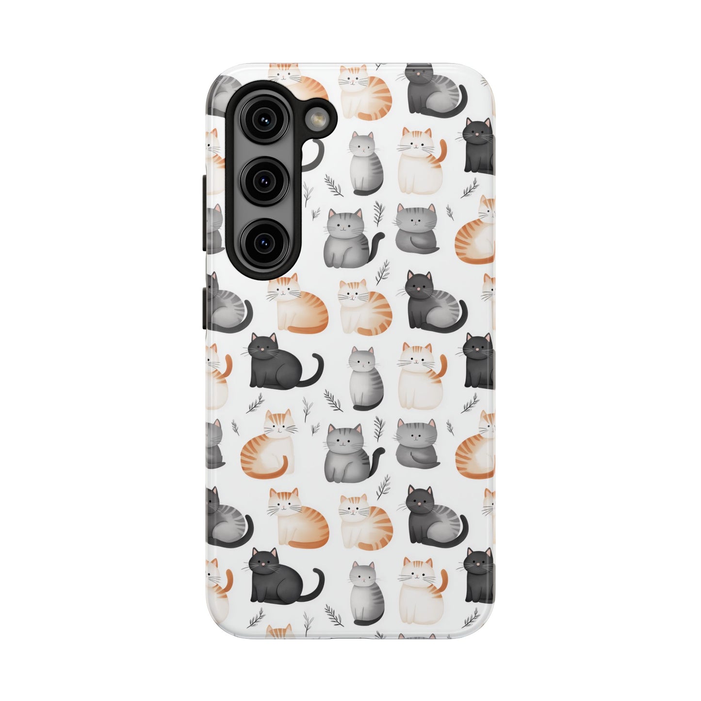 Purrfectly Cute Cat Pattern Case