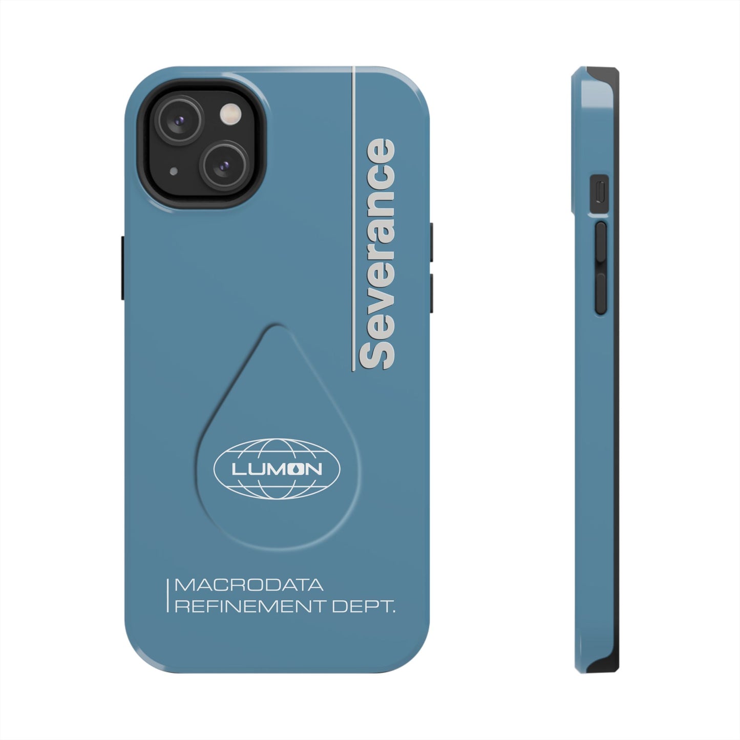 Severance Inspired Phone Case Industrial Minimalist Design Lumon Logo