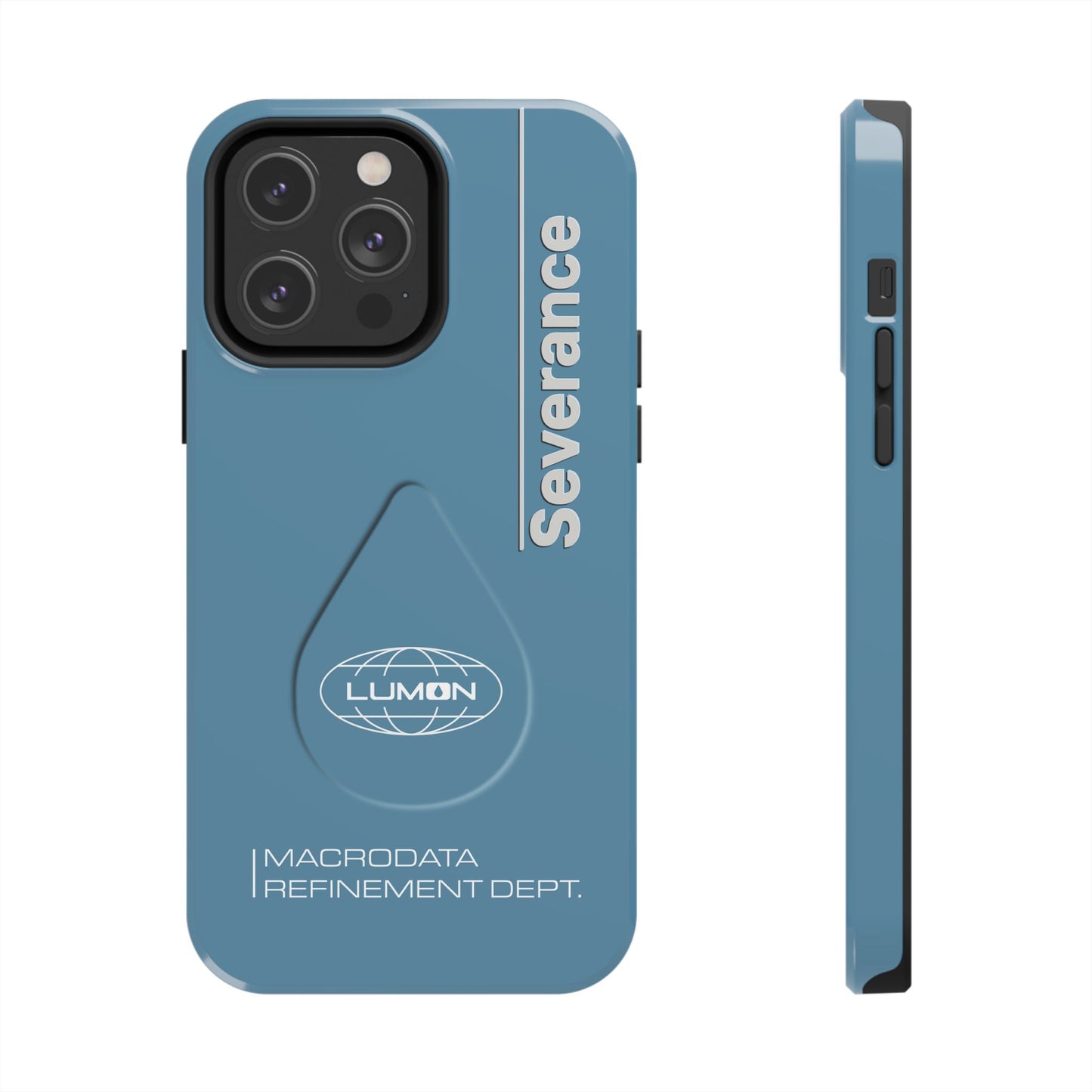 Severance Inspired Phone Case Industrial Minimalist Design Lumon Logo