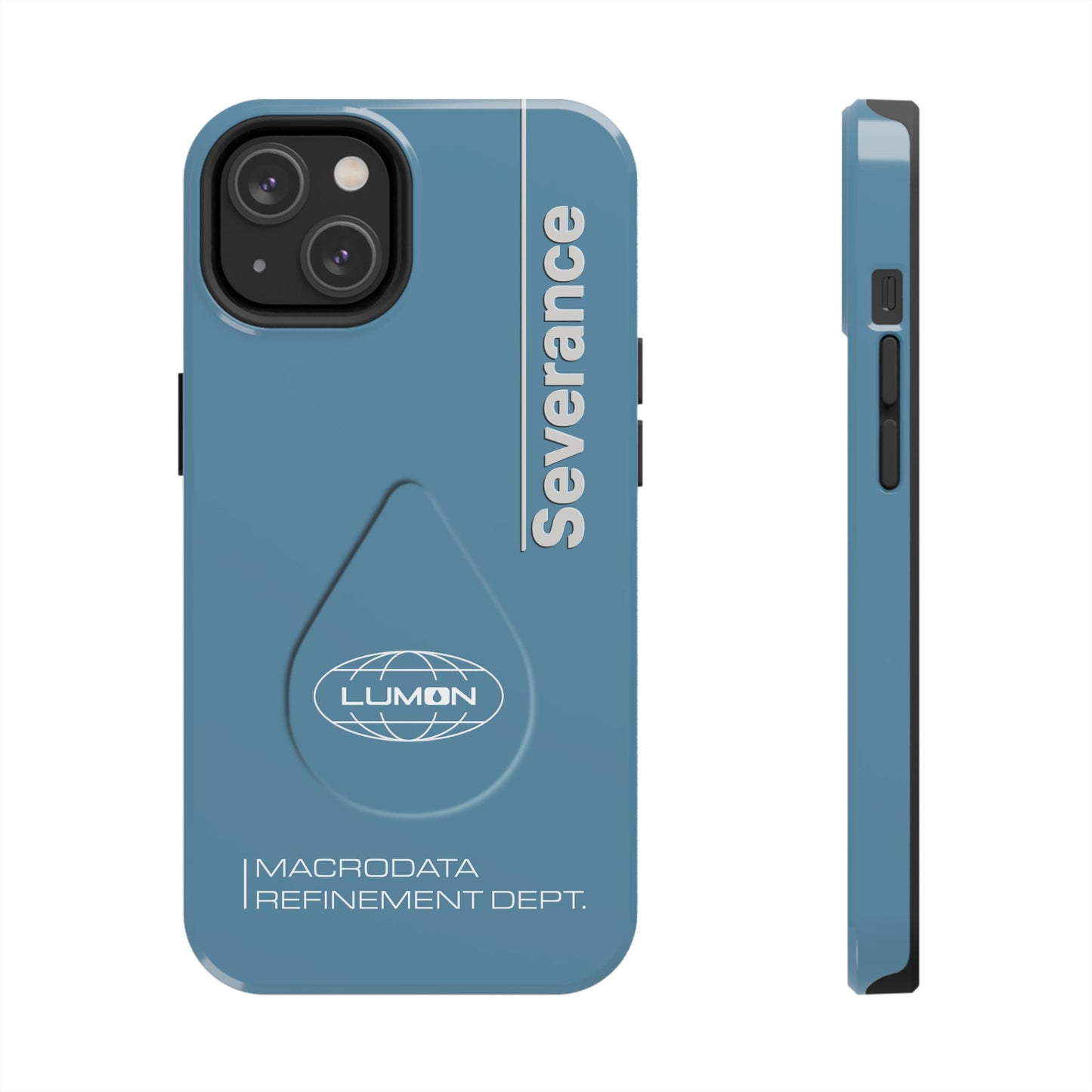 Severance Inspired Phone Case Industrial Minimalist Design Lumon Logo