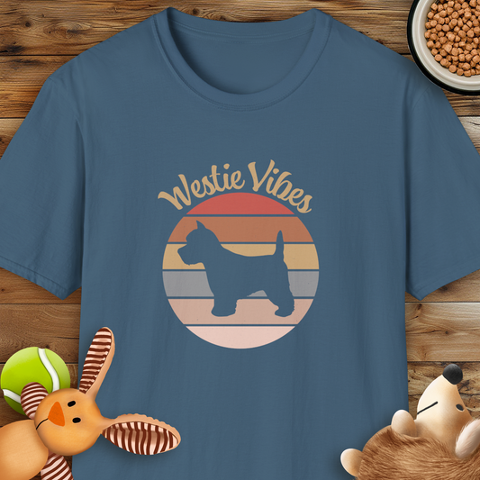 Westie Vibes, Retro Style T Shirt