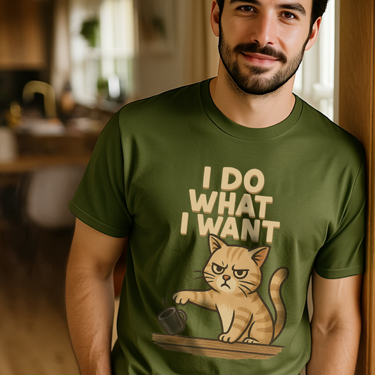 I Do What I Want Cat T-Shirt – F Cat Attitude