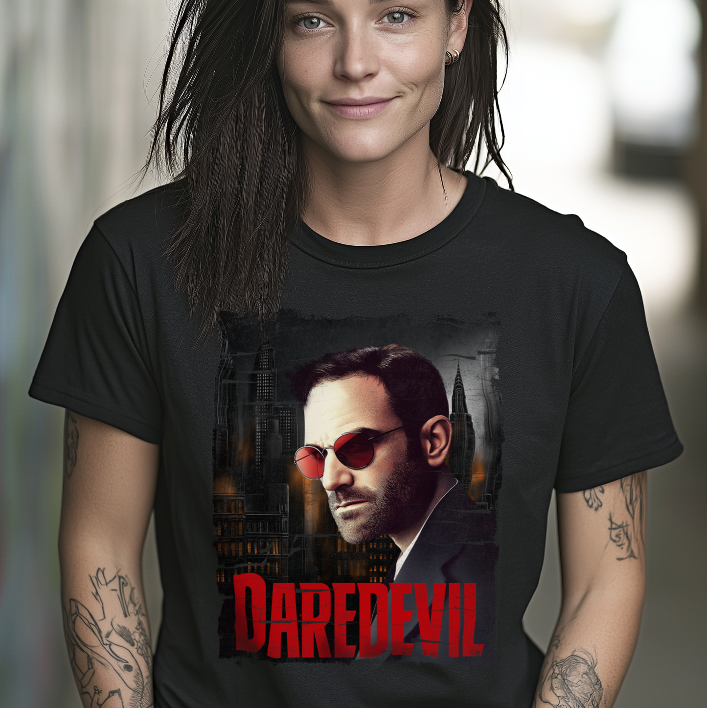 Daredevil Urban Portrait T-Shirt