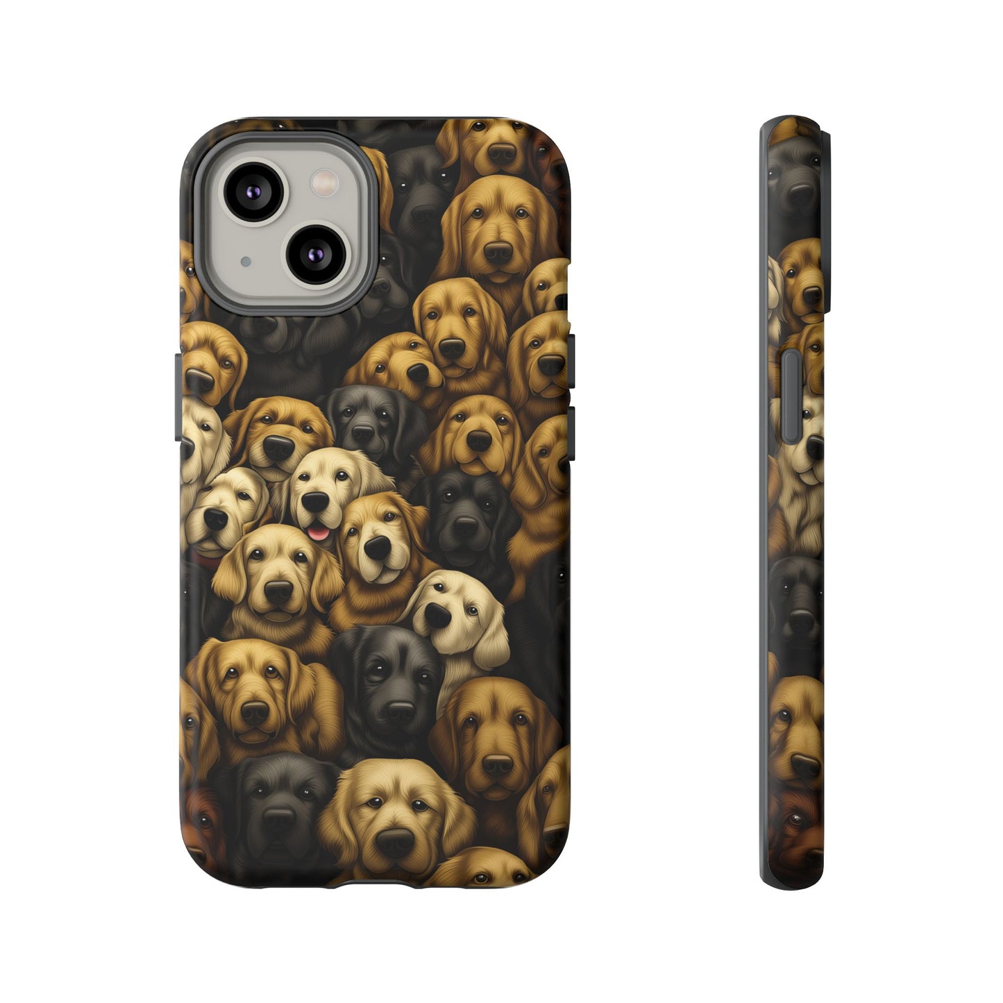 Retriever Pack Phone Case - Golden & Labrador Dog Lover Gift