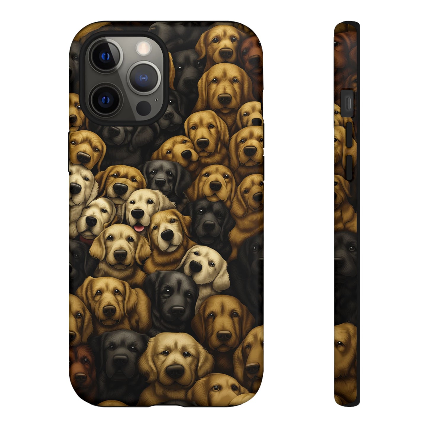 Retriever Pack Phone Case - Golden & Labrador Dog Lover Gift