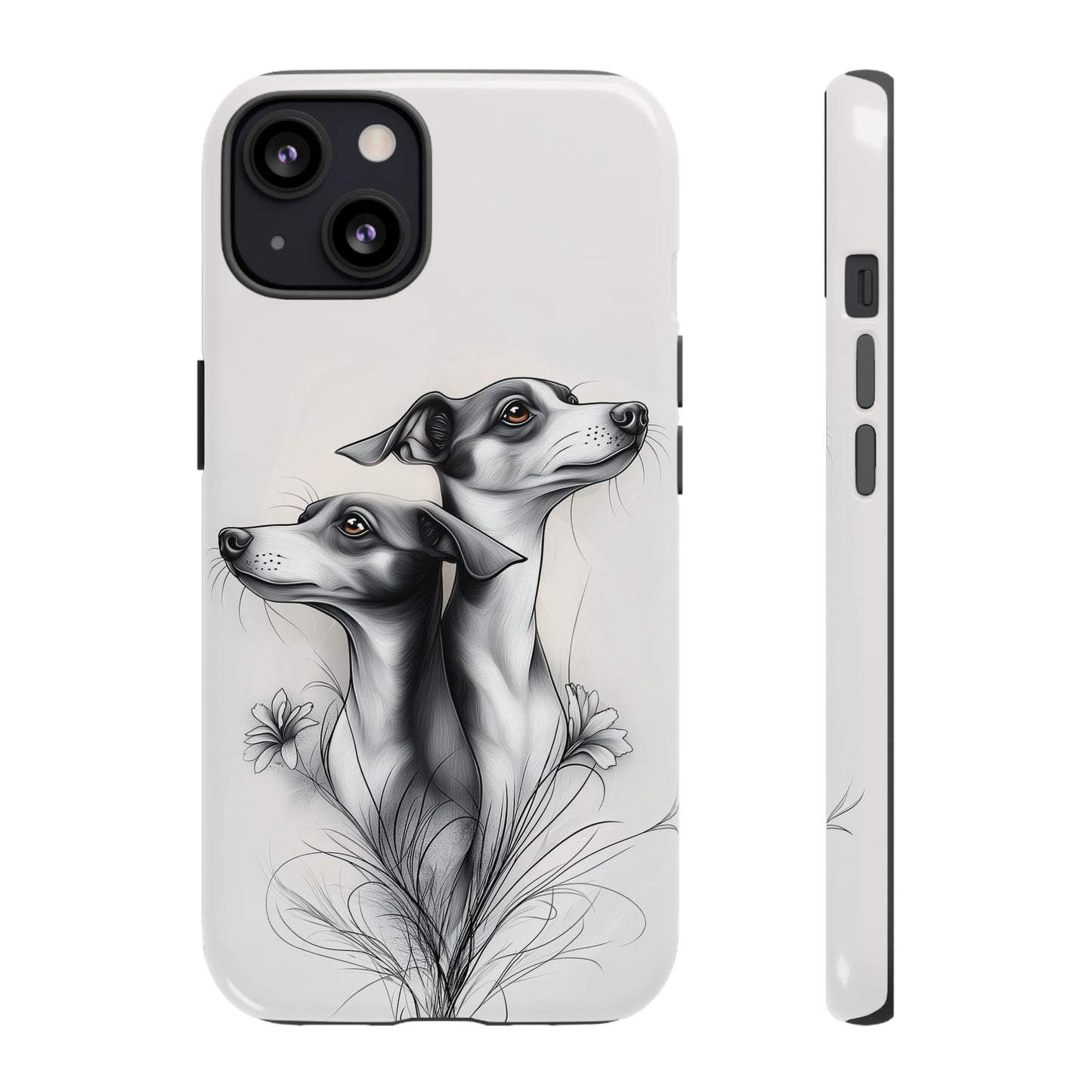 Whippet Phone Case, Elegant Dog Lover Gift
